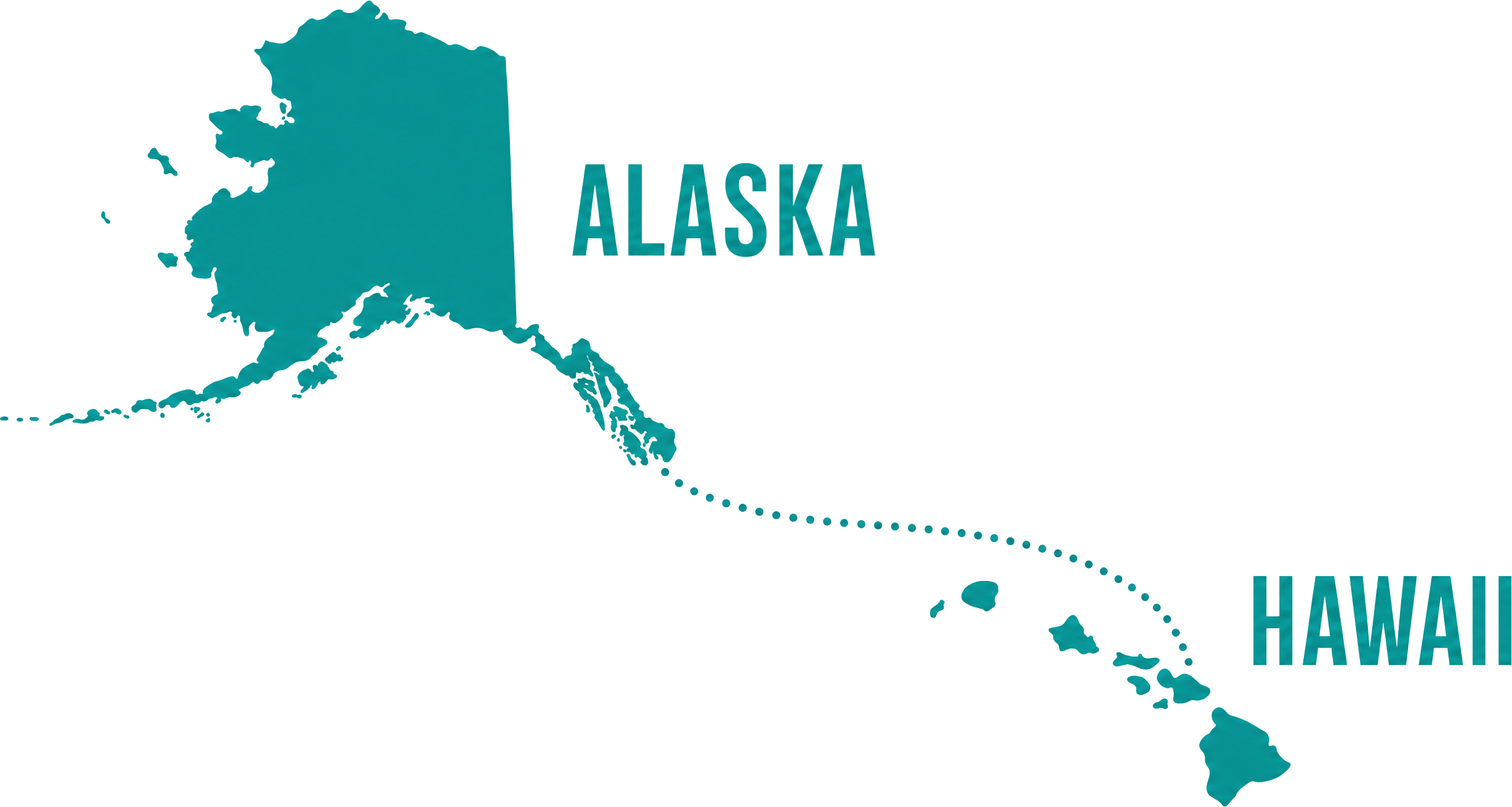 Alaska and Hawaii Map